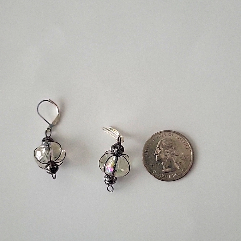 Vintage style beaded earrings